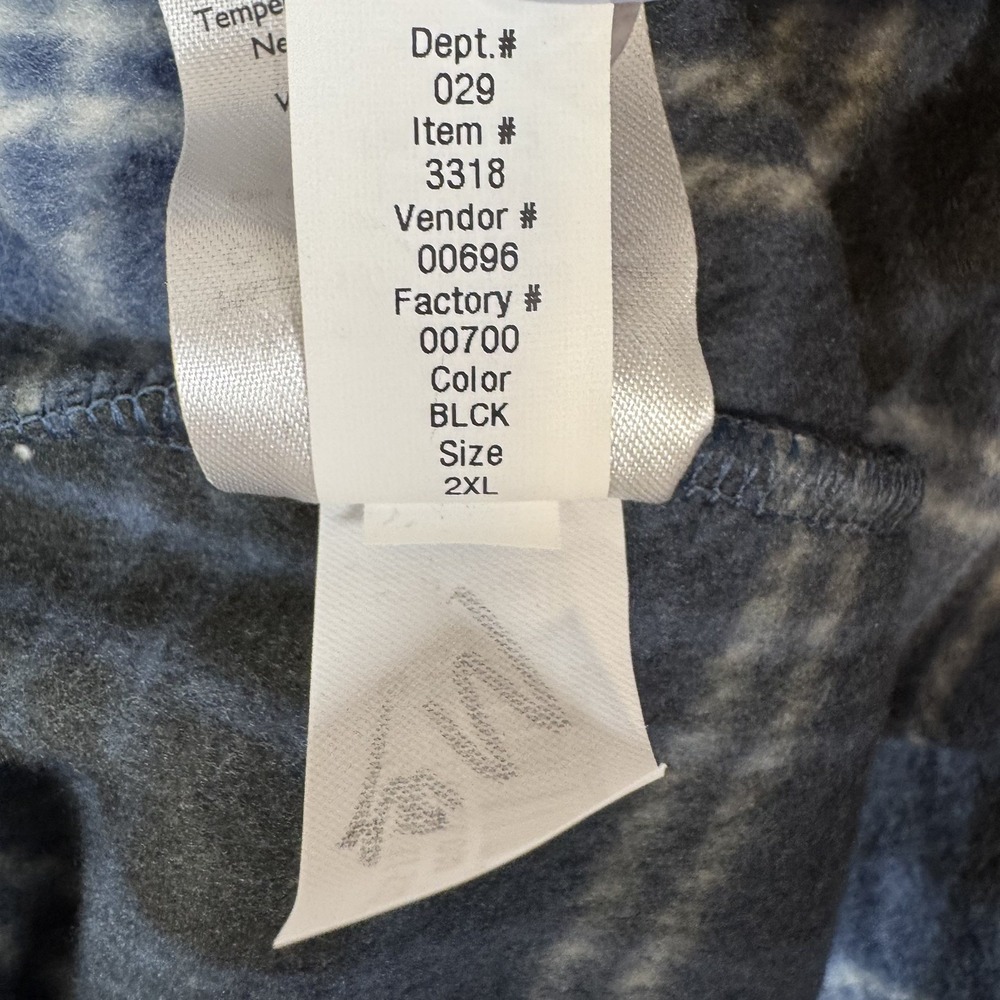 Eddie Bauer Men's 2XL Quest‎ Multi-Colored Plain Button-down Fleece Casual Cozy - Picture 7 of 11